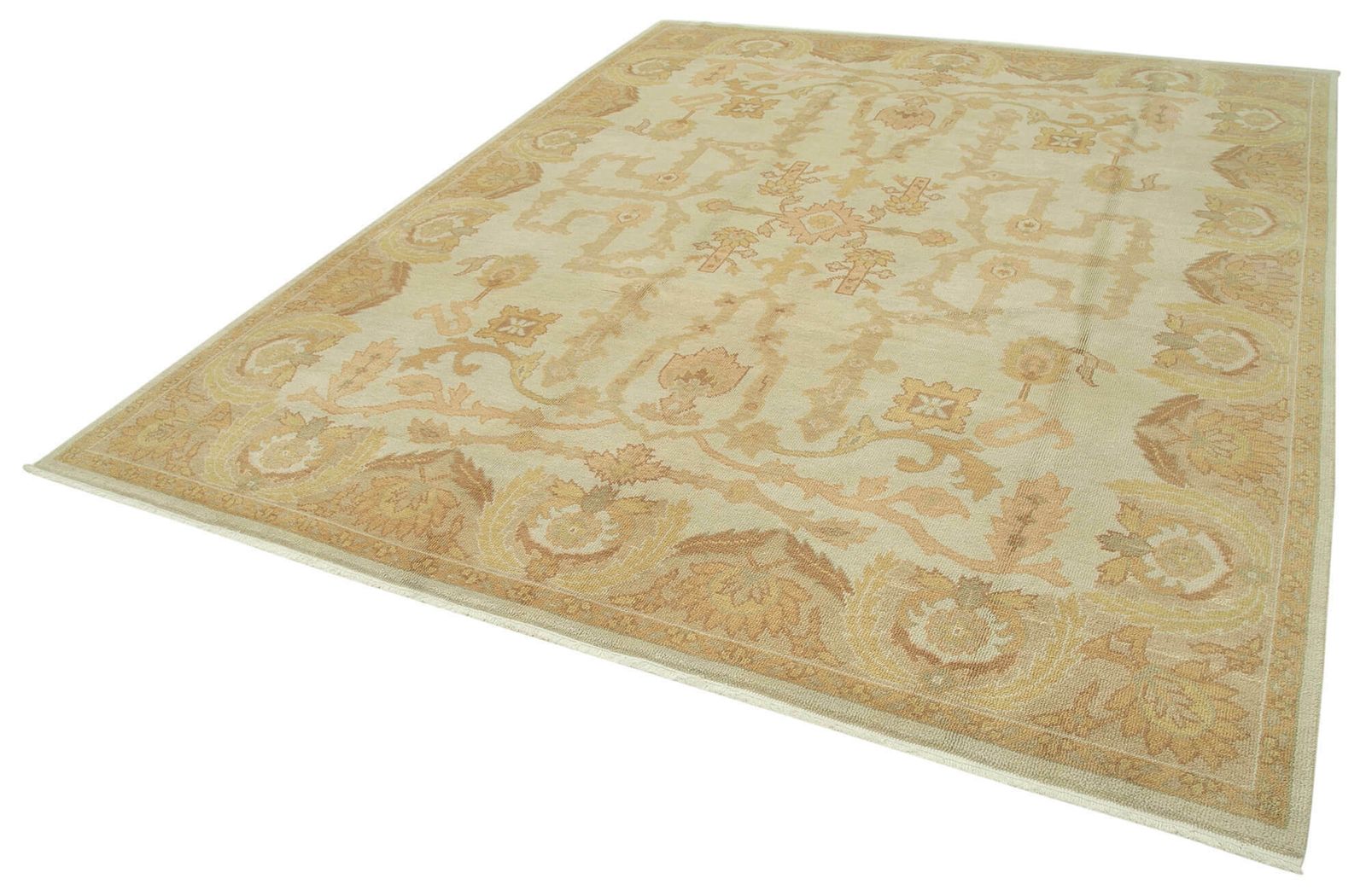 Hand Knotted Oushak Rug photo for sale