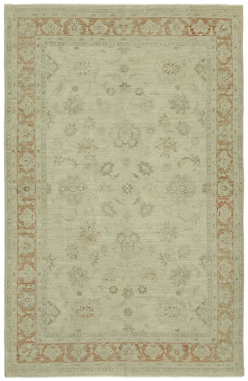 Vintage Turkish Hand Knotted Rug 295 Cm X 196 Cm