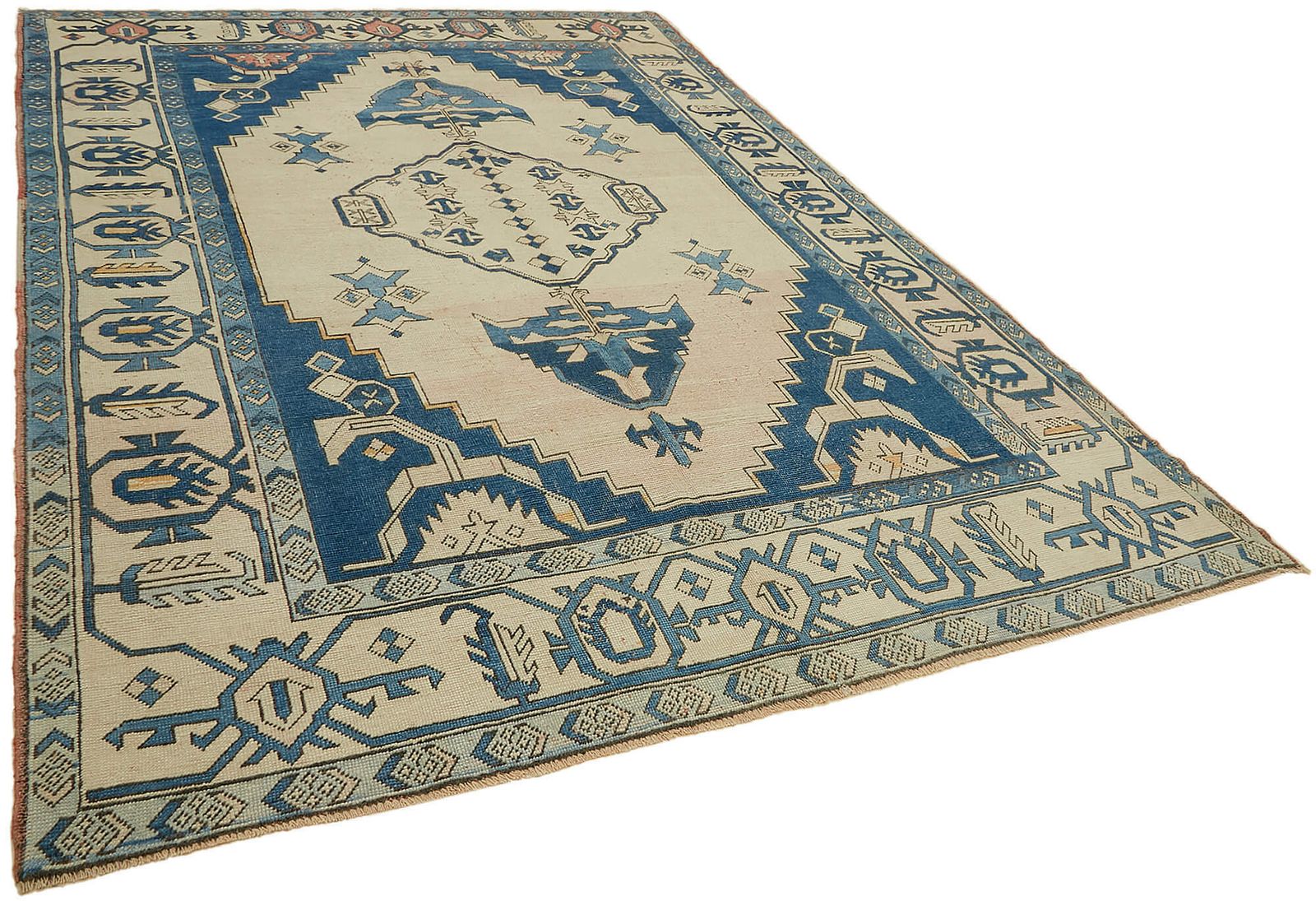 Handmade Turkish Vintage Large Area Rug 240 Cm X 357 Cm photo furniture
