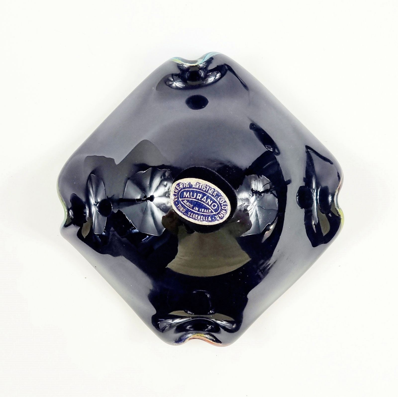 photo vinterior Pair Of Mid Century Murano Glass Bowls By Dino Martens For Avem (Italy, 1950s/1960s)