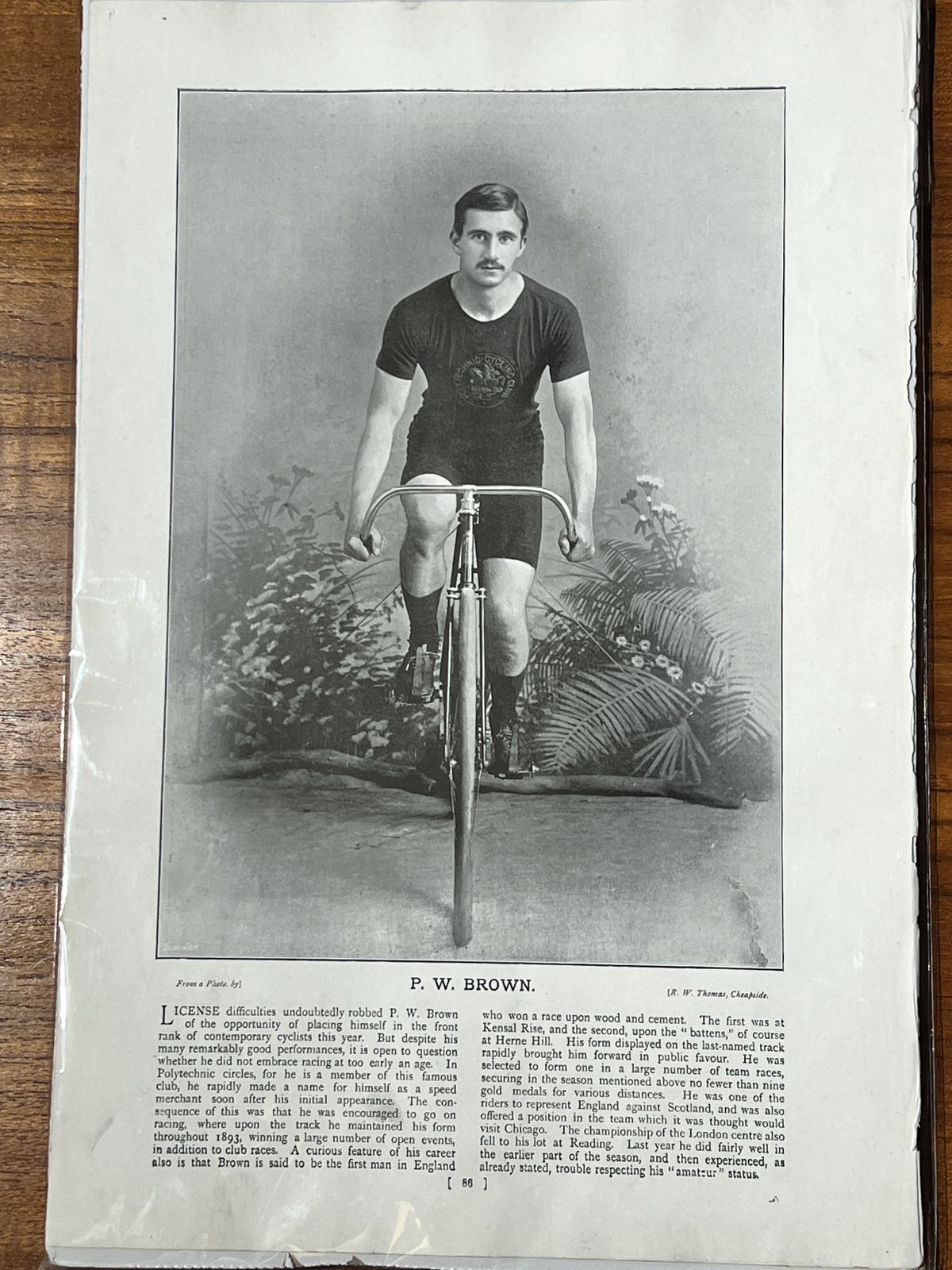 photo for sale Athletes Photo, 1960s, Paper, Vintage