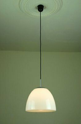 Delta Klokkependel Pendant Lamps From Louis Poulsen, Denmark, 1967, Set Of 2 photo for sale