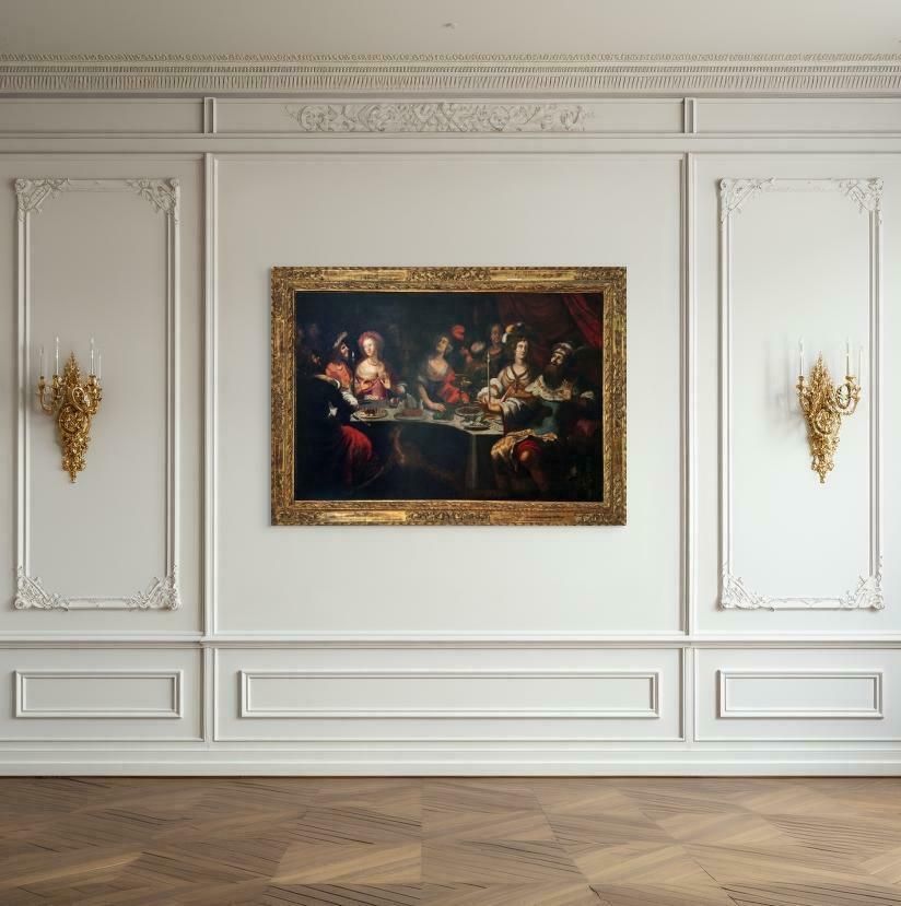 The Banquet Of King Balthasar  By Bartholomäus Strobel The Younger photo for sale