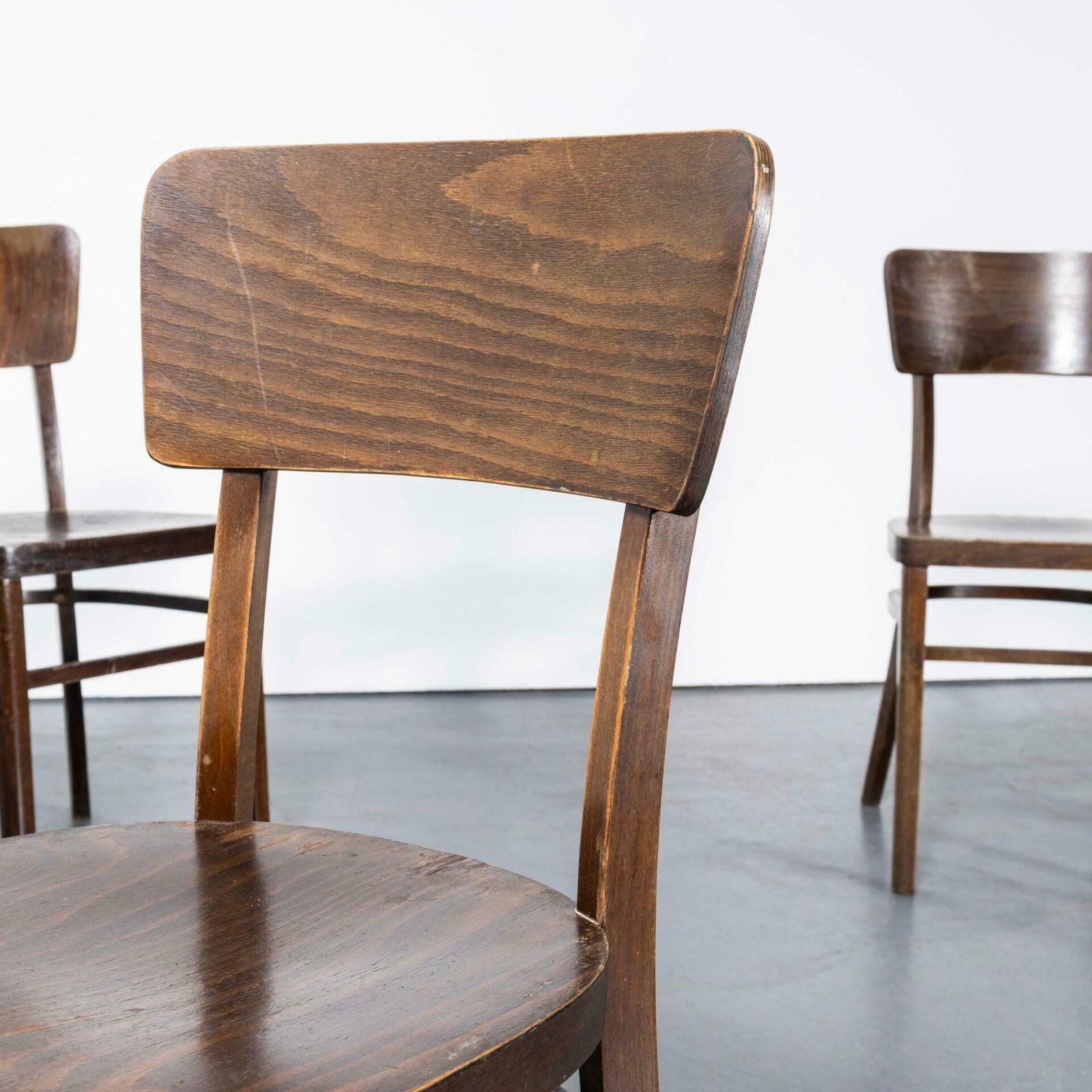 1960’s Bentwood Debrecen Simple Framed Dining Chairs – Set Of Four photo Furniture
