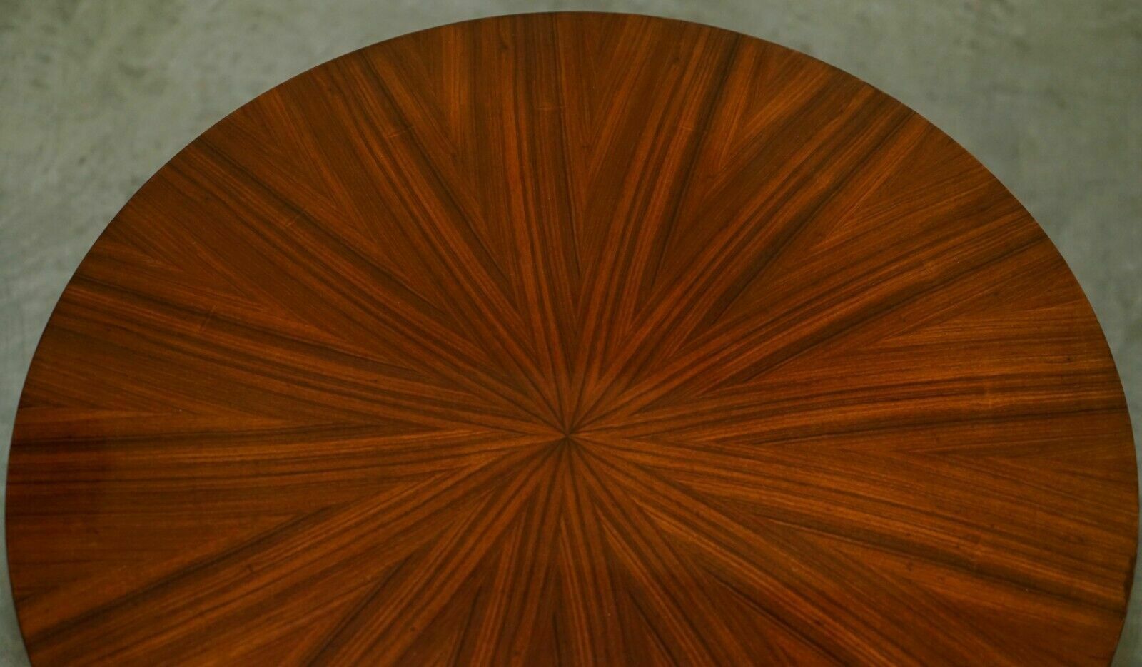 Furniture Pair Of Ralph Lauren Single Drawer Round Macassar Table Side Occasional Tables photo