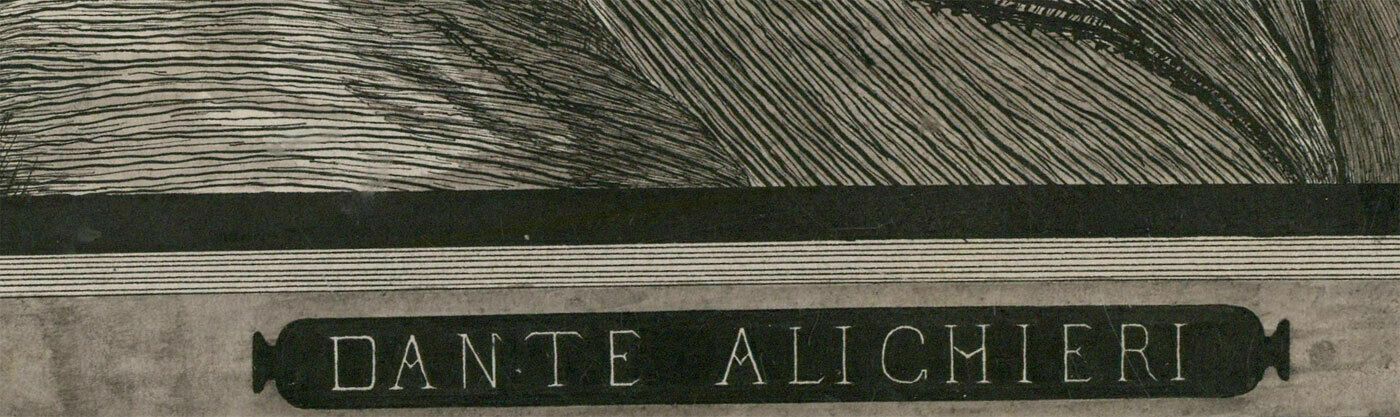 Lake After Gustave Doré 1926 Etching, Dante Alighieri photo furniture