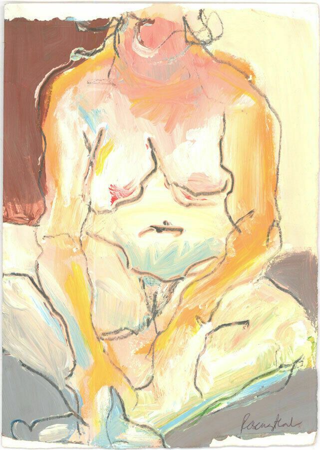 Contemporary Oil Seated Nude photo furniture