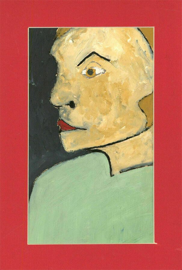 Ben Carrivick Contemporary Oil, Woman In Green photo furniture