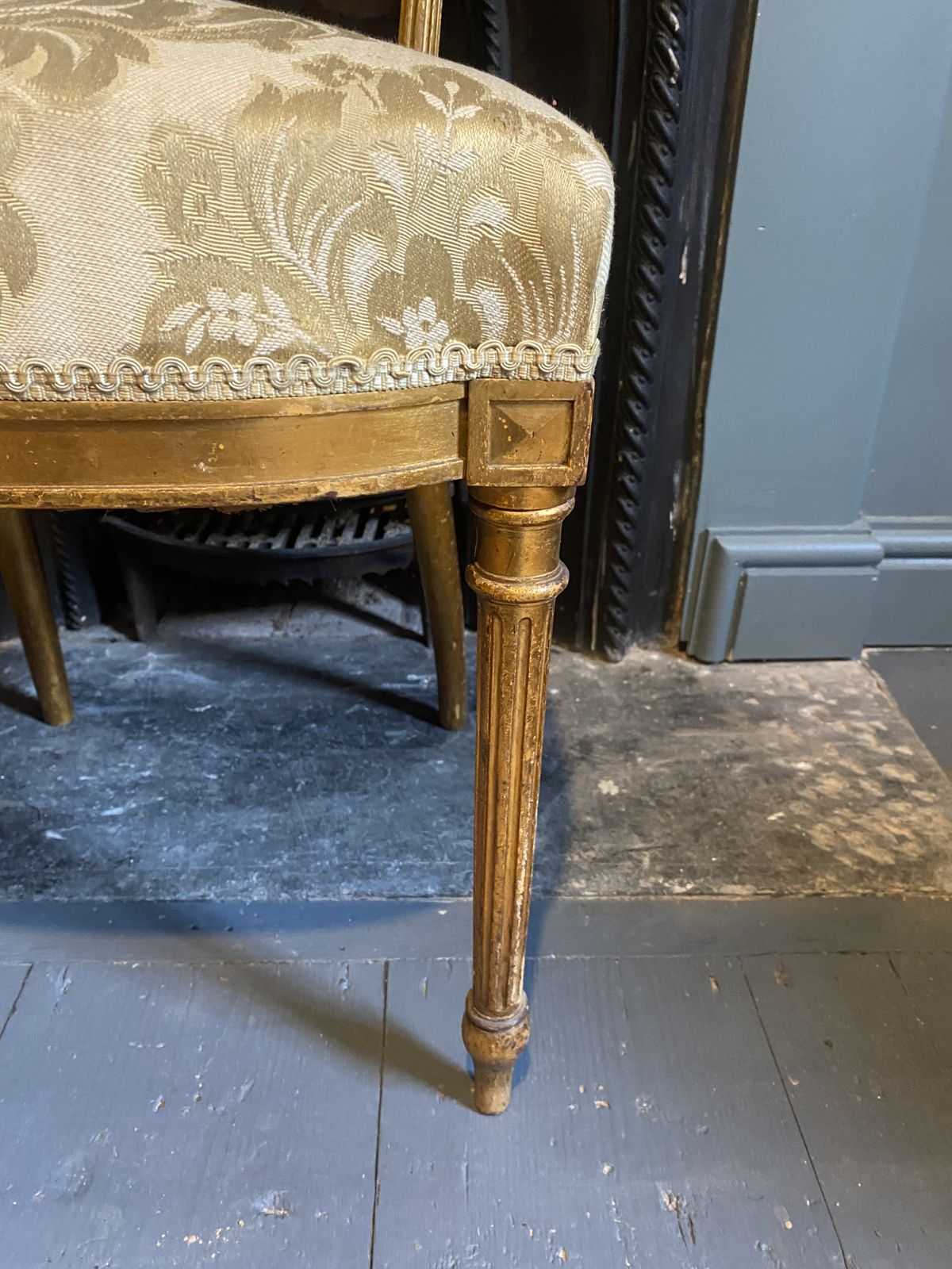 A Pair Of French 19th Century Gilded Chairs photo buy