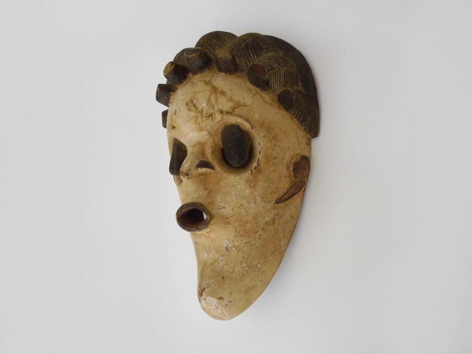 Old African Mask From Congo Africa African Tribal Art. 70s photo Art