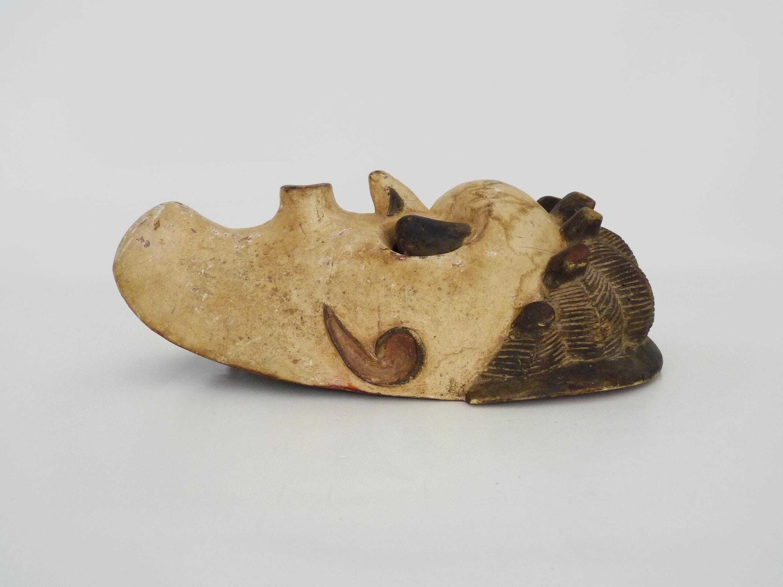 Old African Mask From Congo Africa African Tribal Art. 70s photo vintage