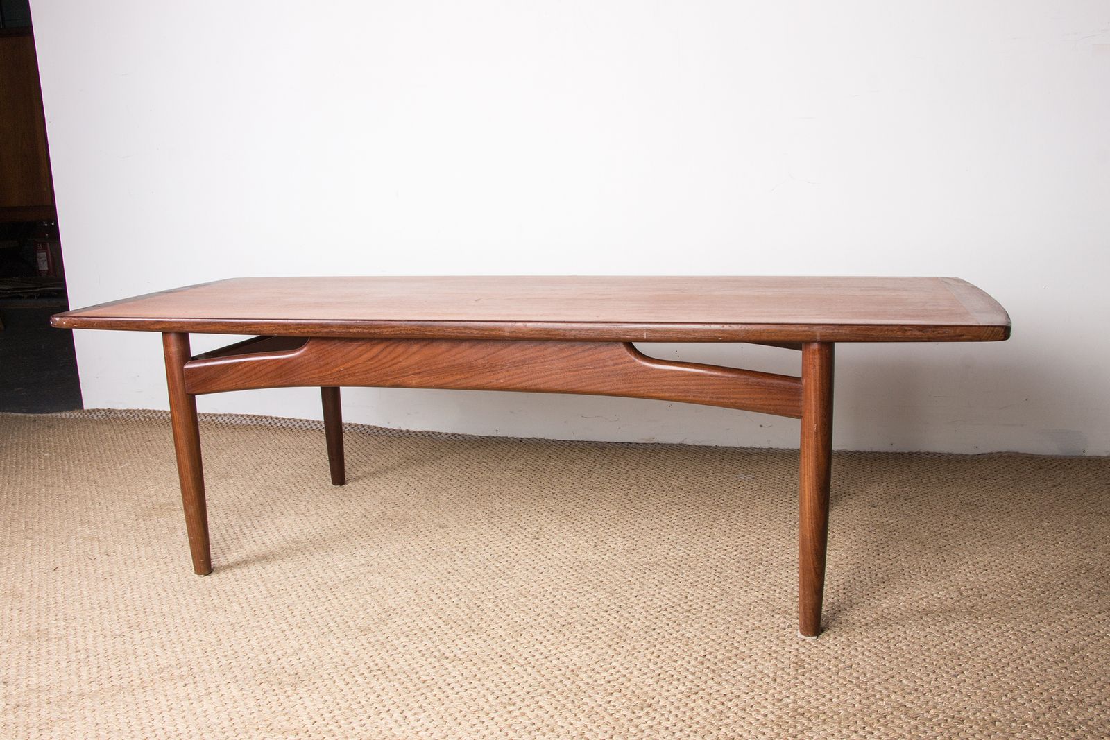 Table basse danoise en teck He Mobler, 1960 photo furniture