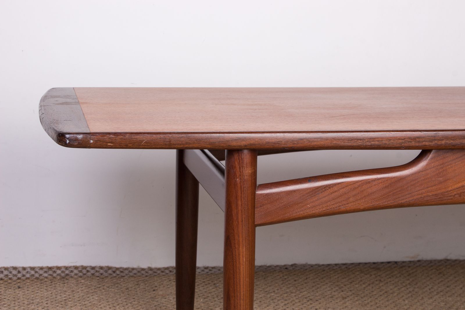 Table basse danoise en teck He Mobler, 1960 photo 1000.0