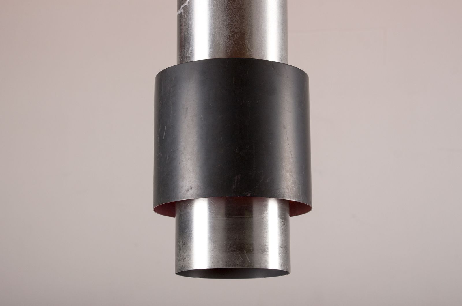 Grande suspension danoise en aluminium, modèle Zénith par Jo Hammerborg pour Fog & Mørup, 1960. photo Luminaires
