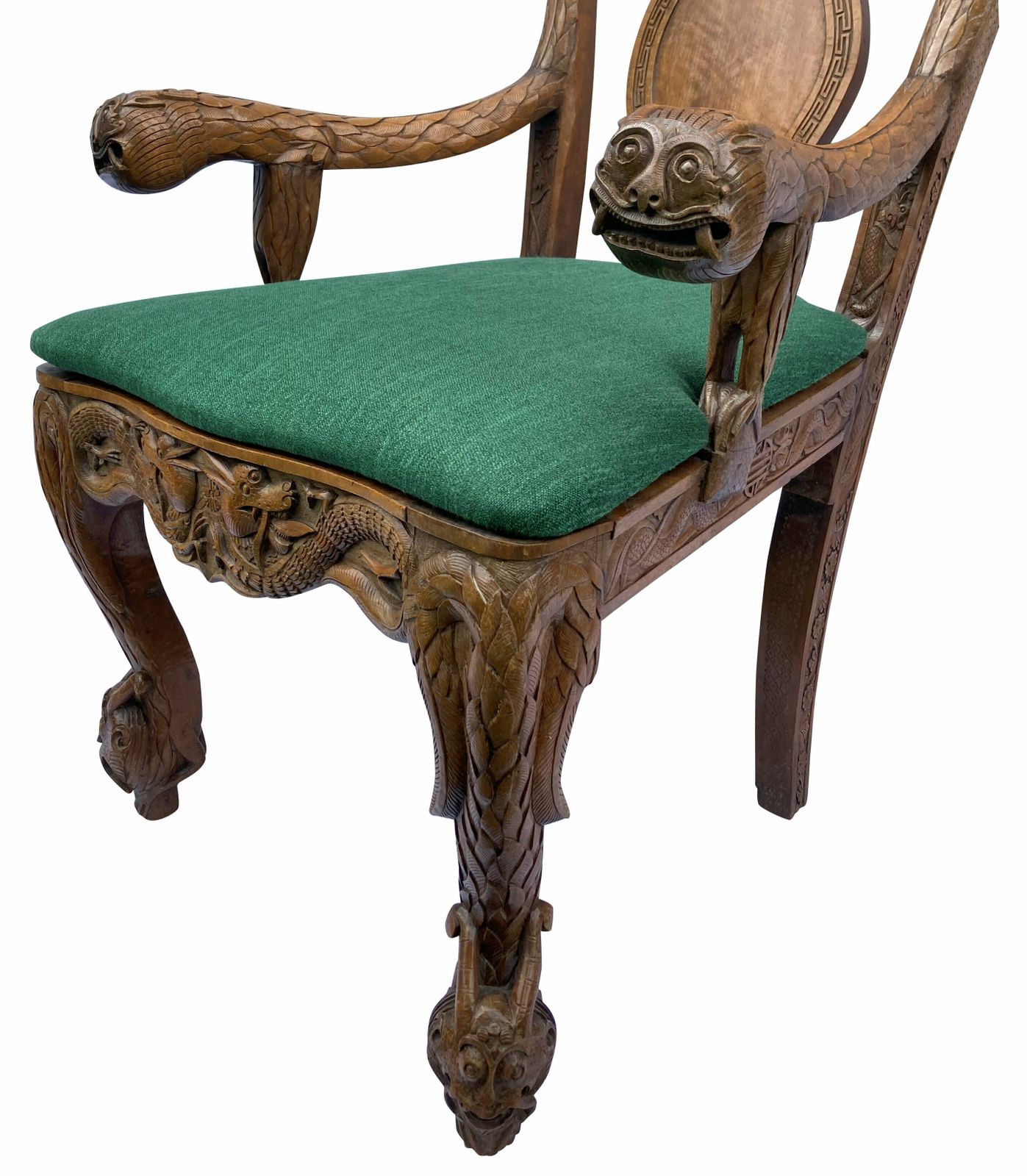 A Fine Pair Of XIX Century Chinese Armchairs In Teak photo buy