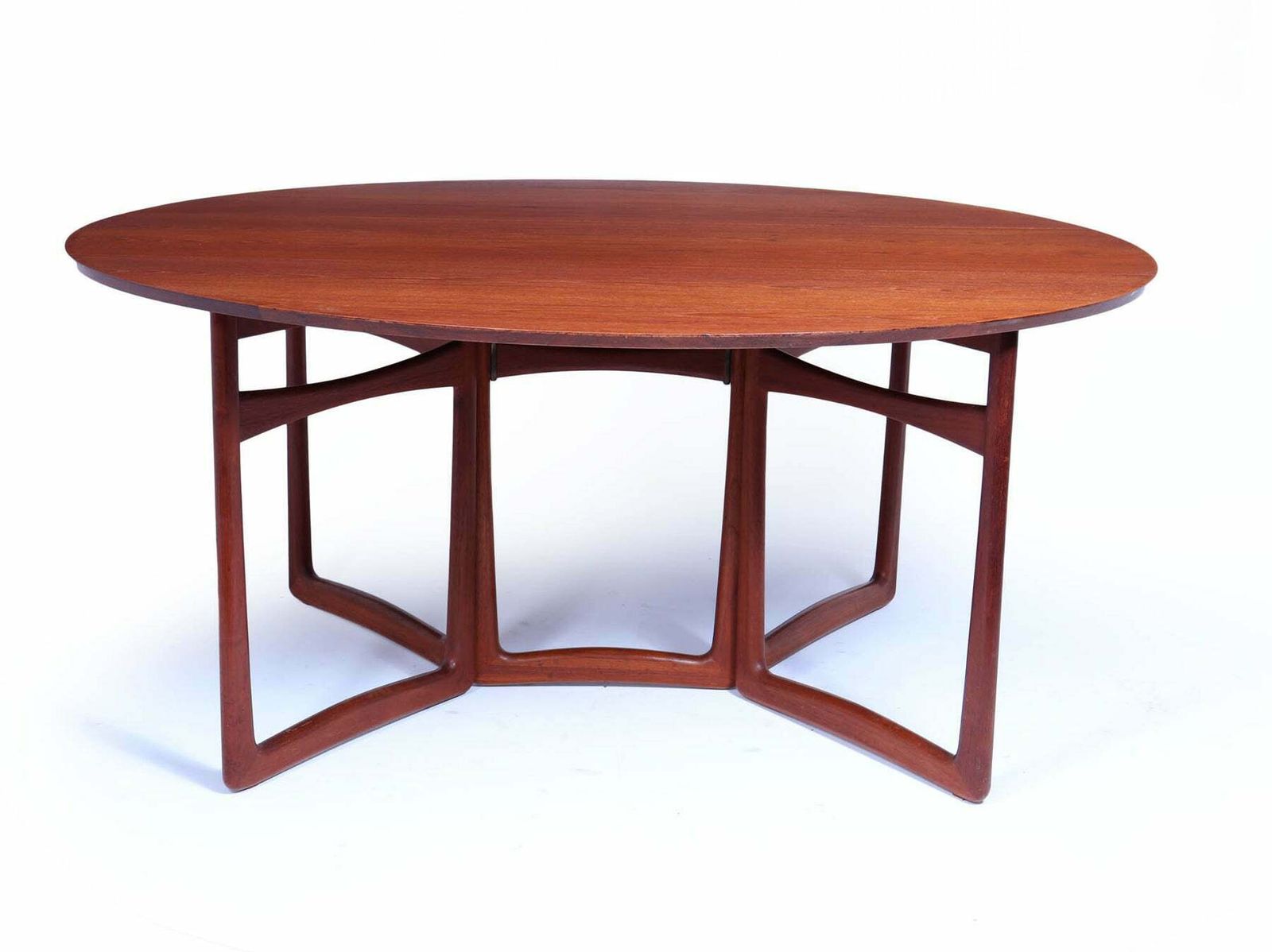Teak Gateleg Dining Table By Hvidt & Mølgaard Nielsen For France & Son photo furniture