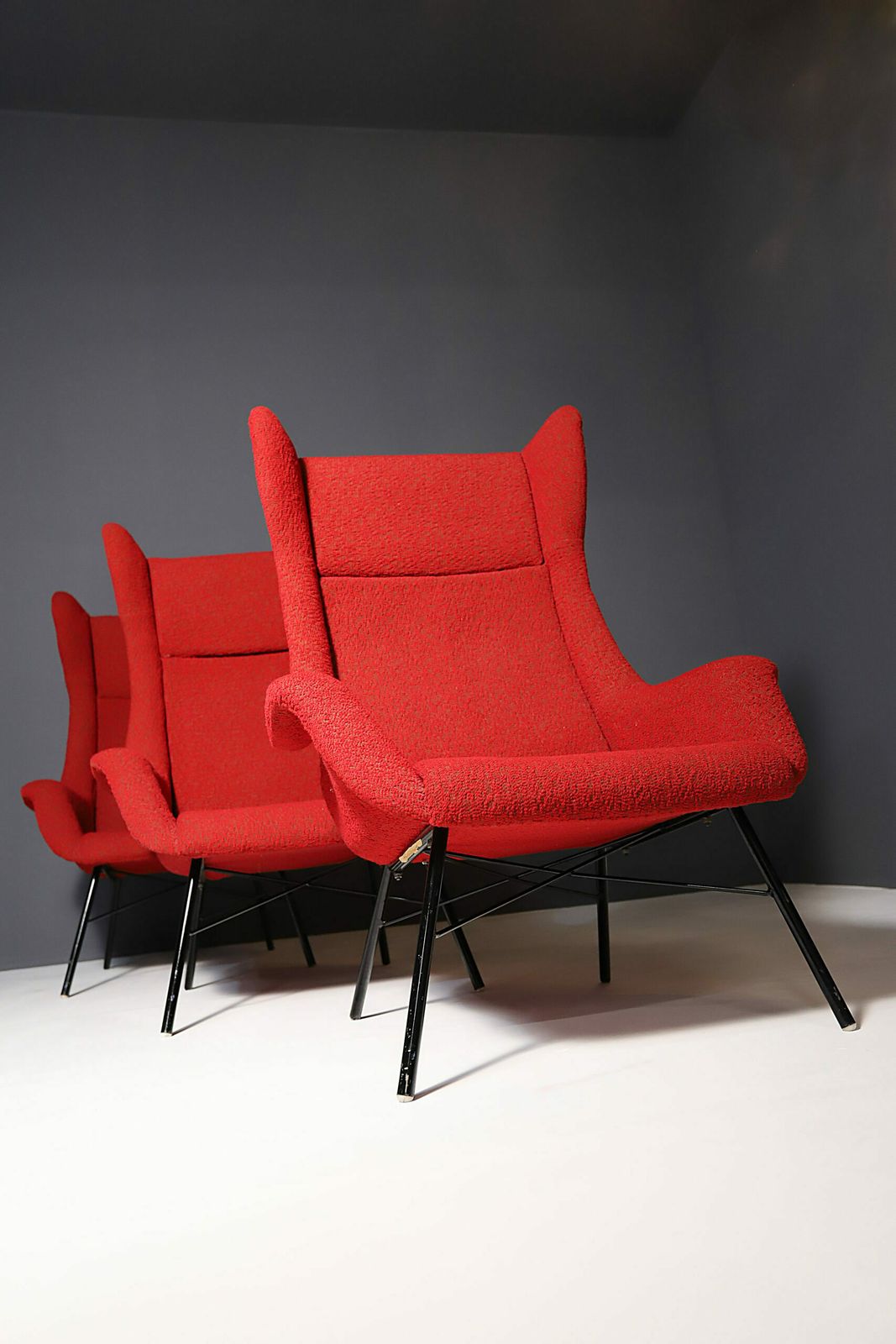 Wingback Armchairs By Navrátil & Sépová , 1960´S, Czechoslovakia, Price Per Piece photo vinterior