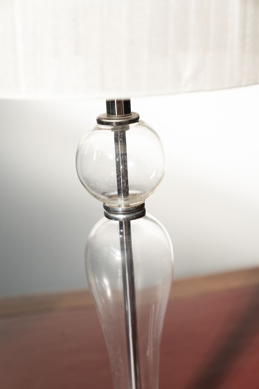 photo for sale Pair Of Modern Table Lamps By Iderl Lux, 2020 – Elegant Glass Design
