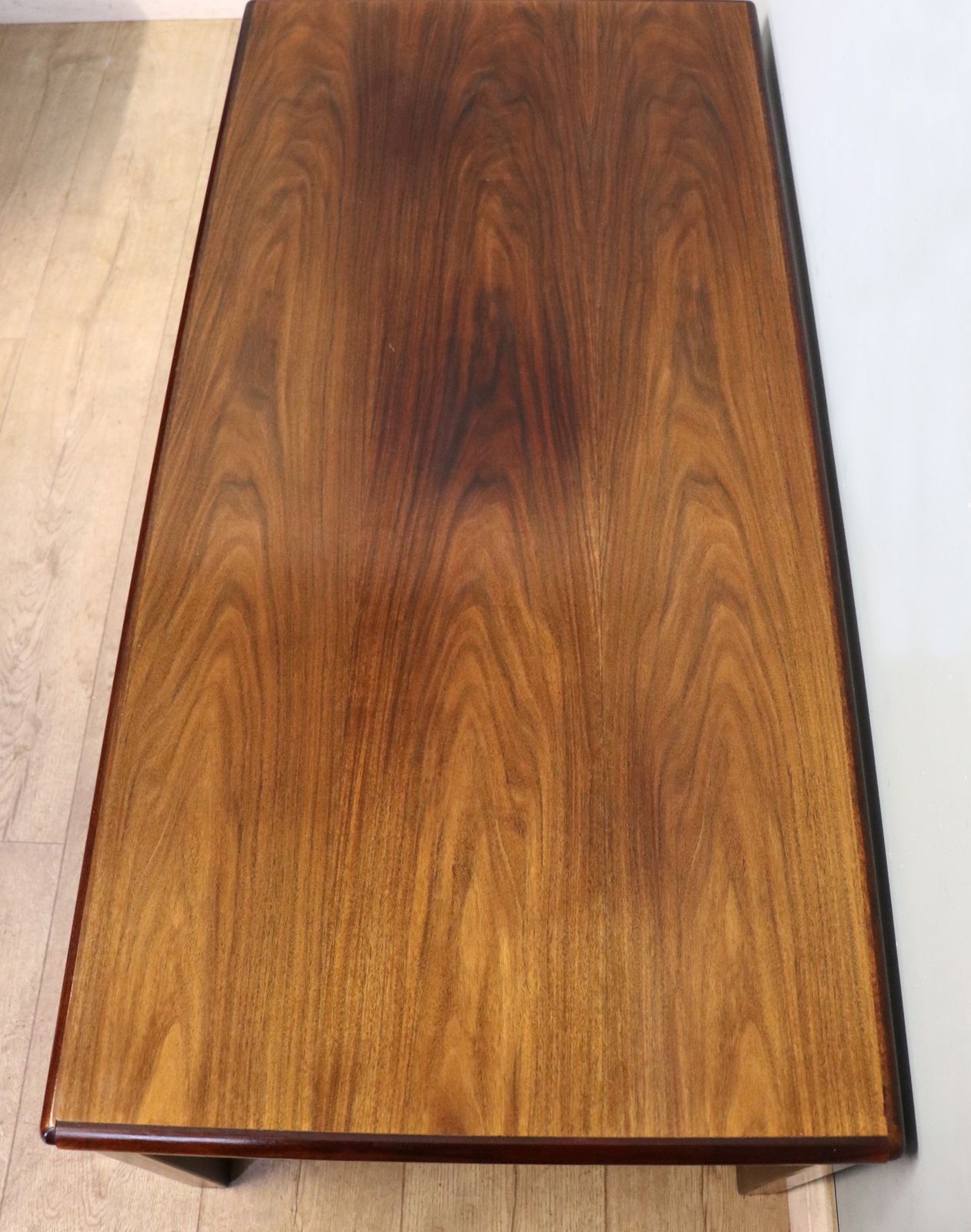 A Lovely Scandinavian Hardwood Veneered Coffee Table. photo 295.0