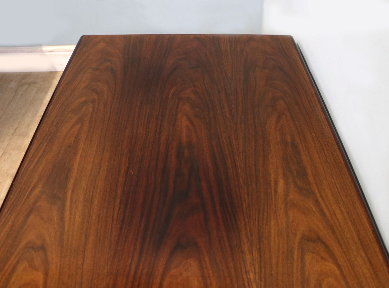 A Lovely Scandinavian Hardwood Veneered Coffee Table. photo vintage