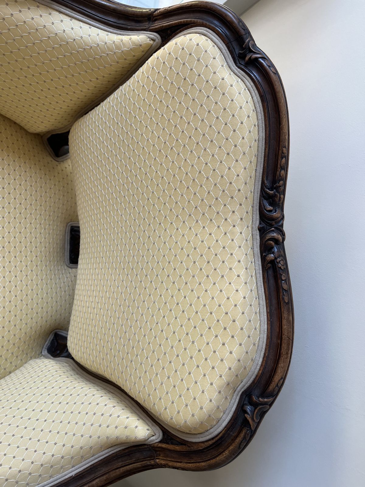 Pair Of Antique Newly Upholstered Chairs photo Furniture