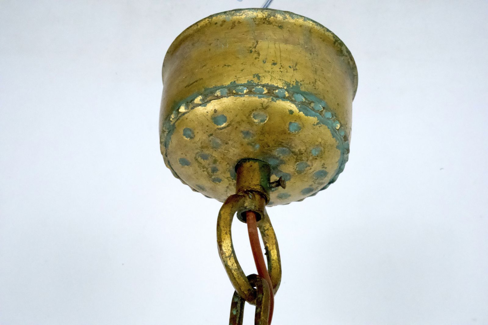 Brutalist Hammered Glass Chandelier By Longobard, Italy, 1970s photo 2210.0