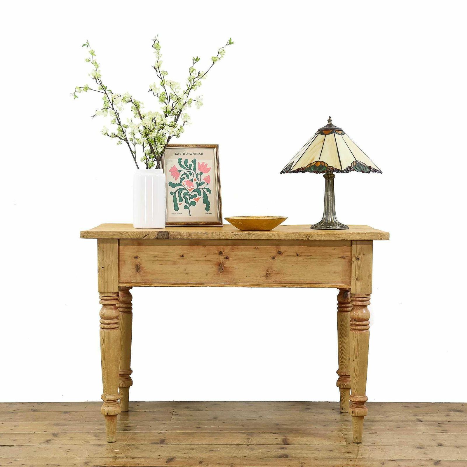 Antique Pine Side Table | Kitchen Table | Antique Dining Table | Antique Pine Tables | Antique Table (M 5528)