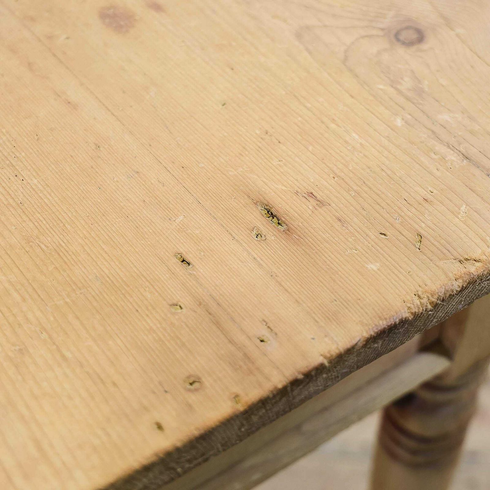 Antique Pine Side Table | Kitchen Table | Antique Dining Table | Antique Pine Tables | Antique Table (M 5528) photo buy