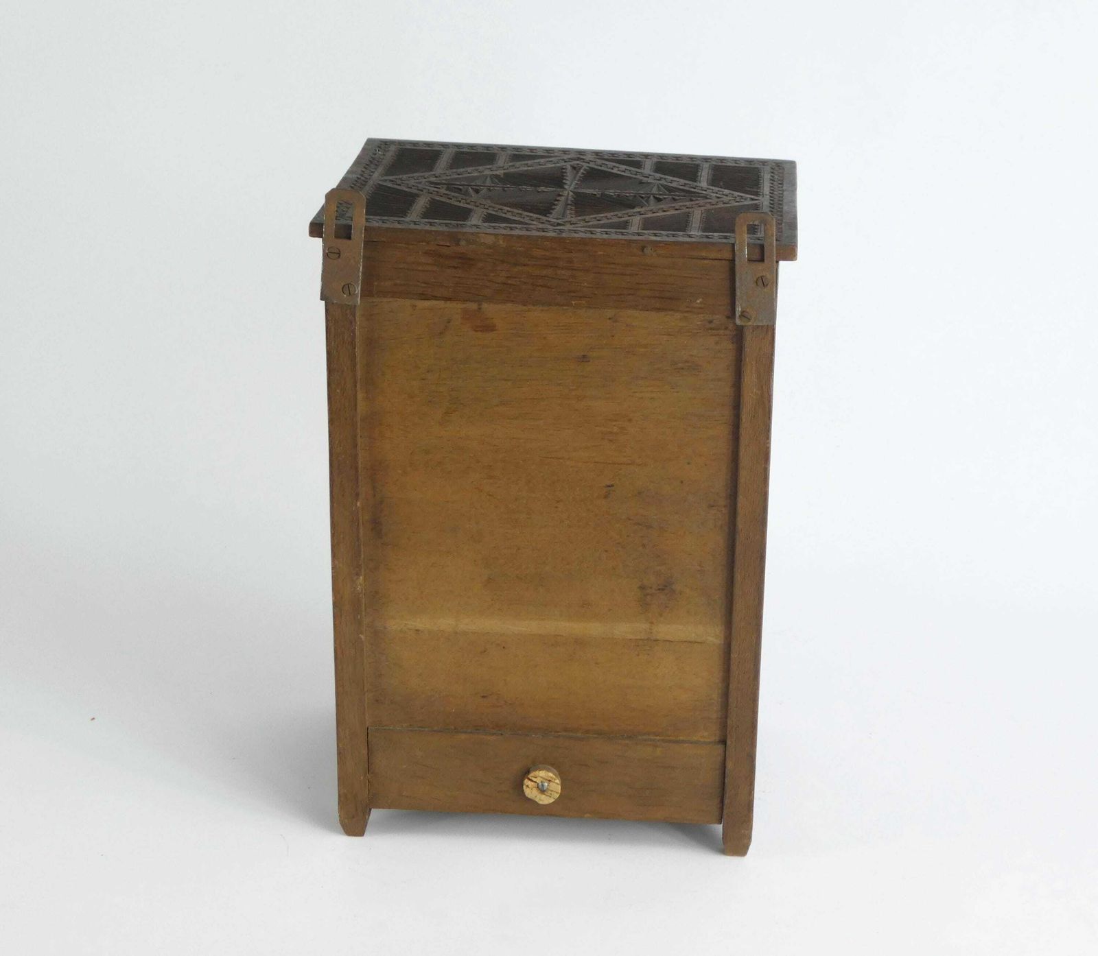 photo furniture Antique Chip Carved Small Wooden Chest, Dutch Carved Medicine Cabinet, Farmhouse Decor Apothecary, Storage Box, Folk Art