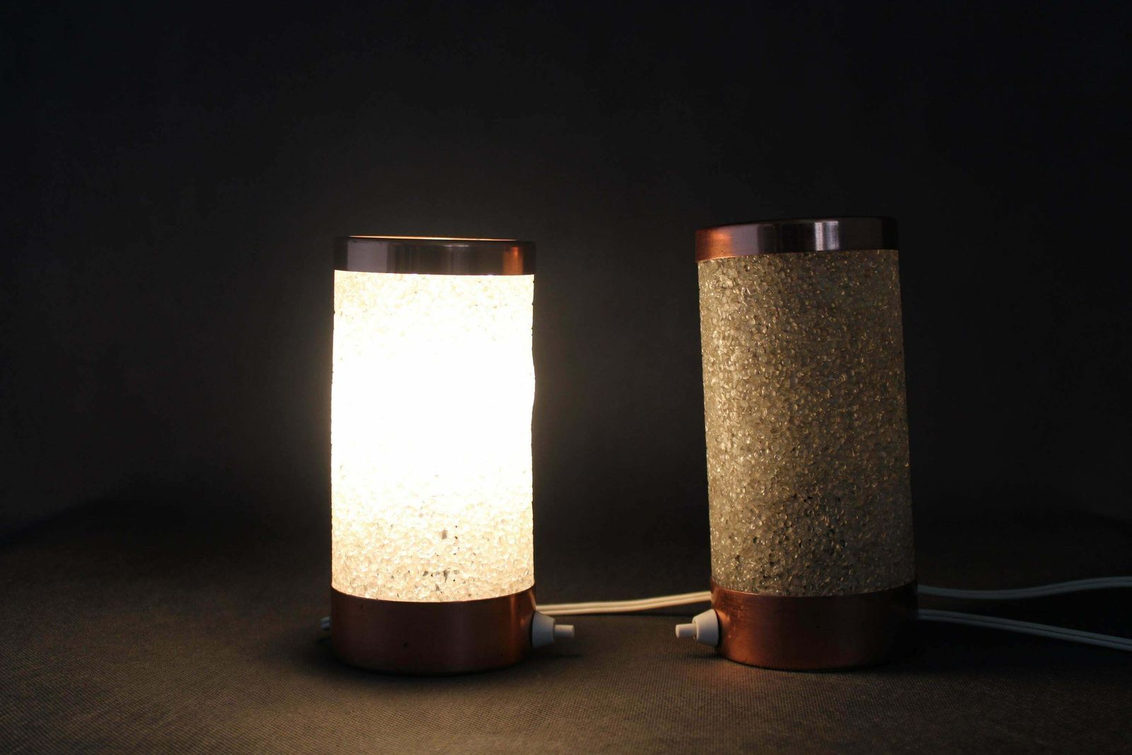 Pair Of Midcentury Table Lamps Rockets Aka, Germany, 1970s photo Lighting
