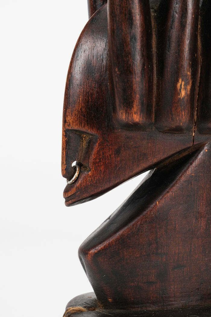 Headdress "Chi Wara", Bamana Volk, Mali, Africa, 30s photo vinterior