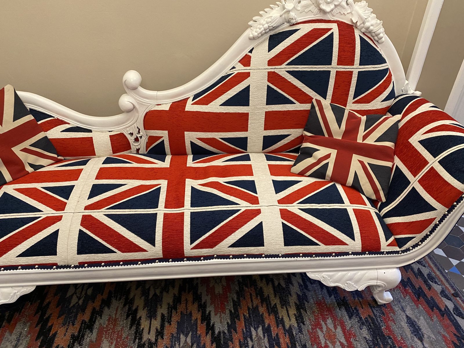19century Chaise With A Modern Twist photo furniture