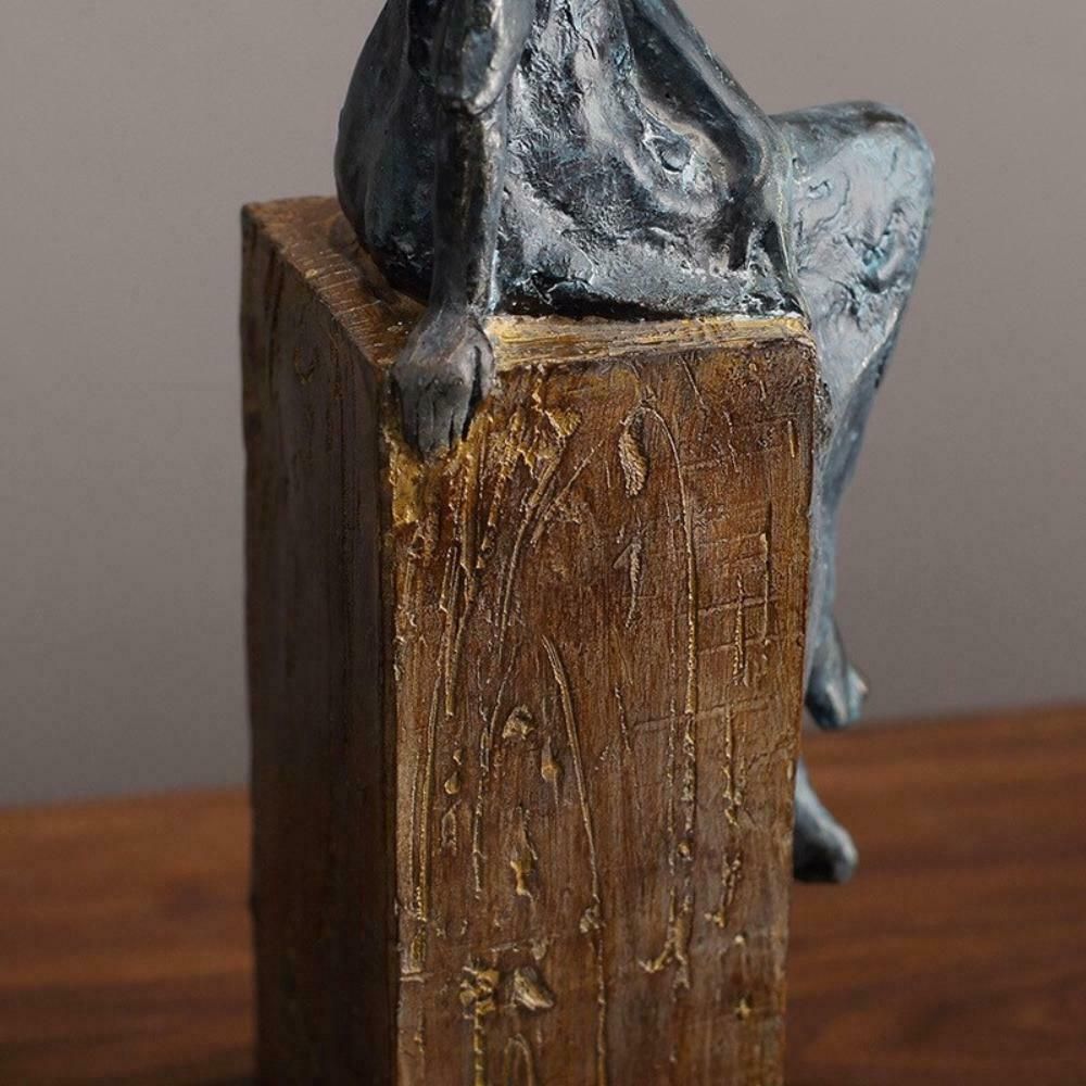 Tribal African Women Sculpture Figurines For Home Decor Or Gifts photo vintage