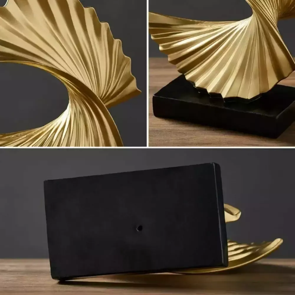 Modern Decorative Abstract Sculpture For Office Desk Home Decor. photo vinterior