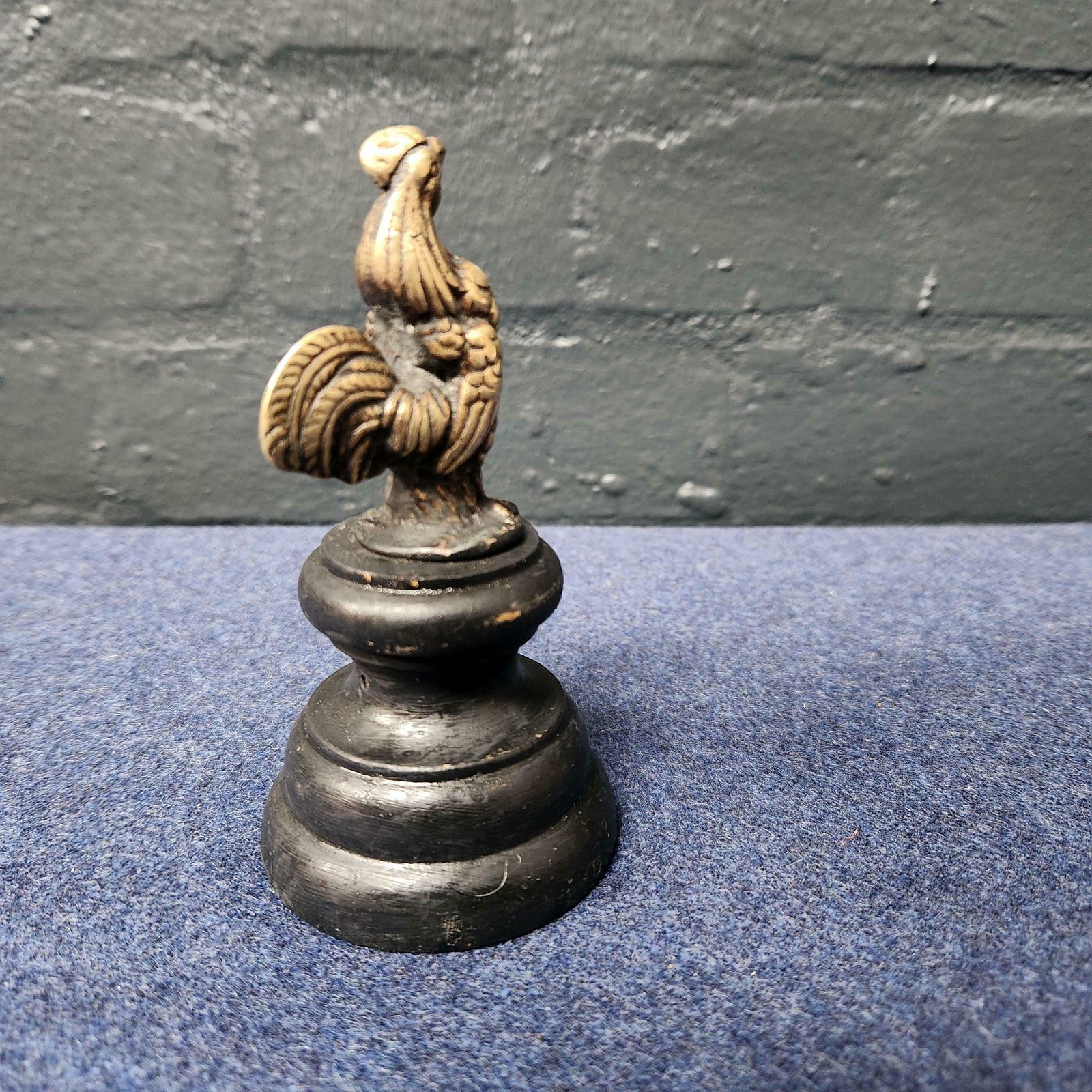 Brass Cockerel/Rooster Car Mascot photo for sale