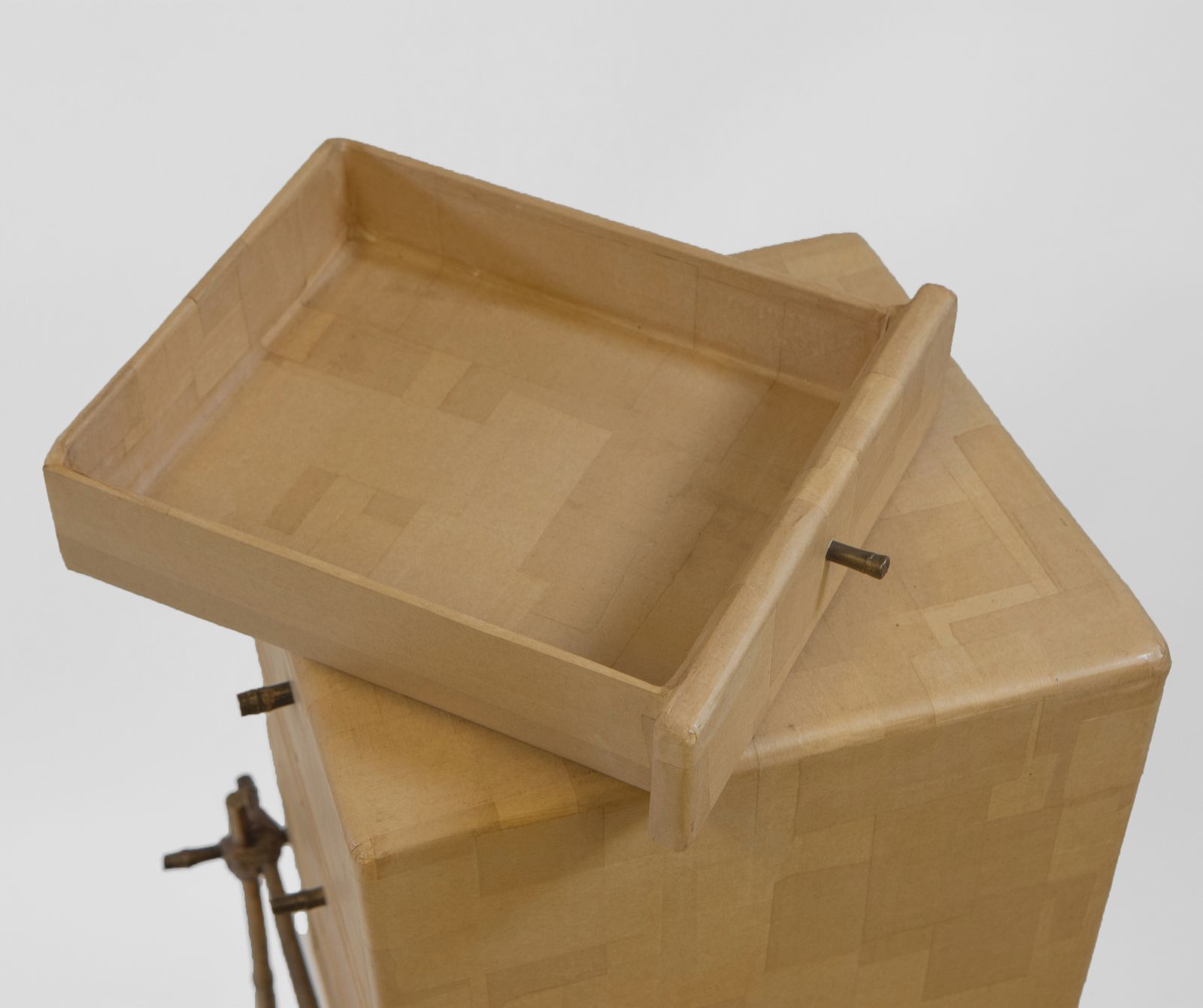 Studio Glithero Ad Hoc Cabinet On Gilt Bronze Bamboo Stand Les French Series 1 photo 2590.0