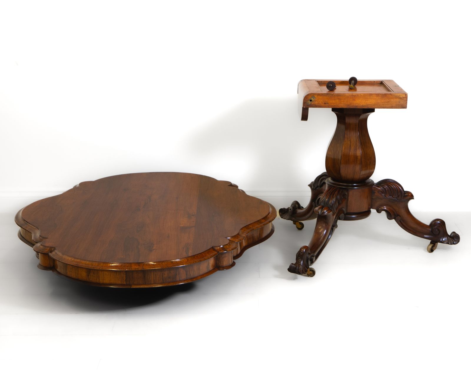 Victorian Rosewood Breakfast Centre Tilt Top Table 1860s photo buy