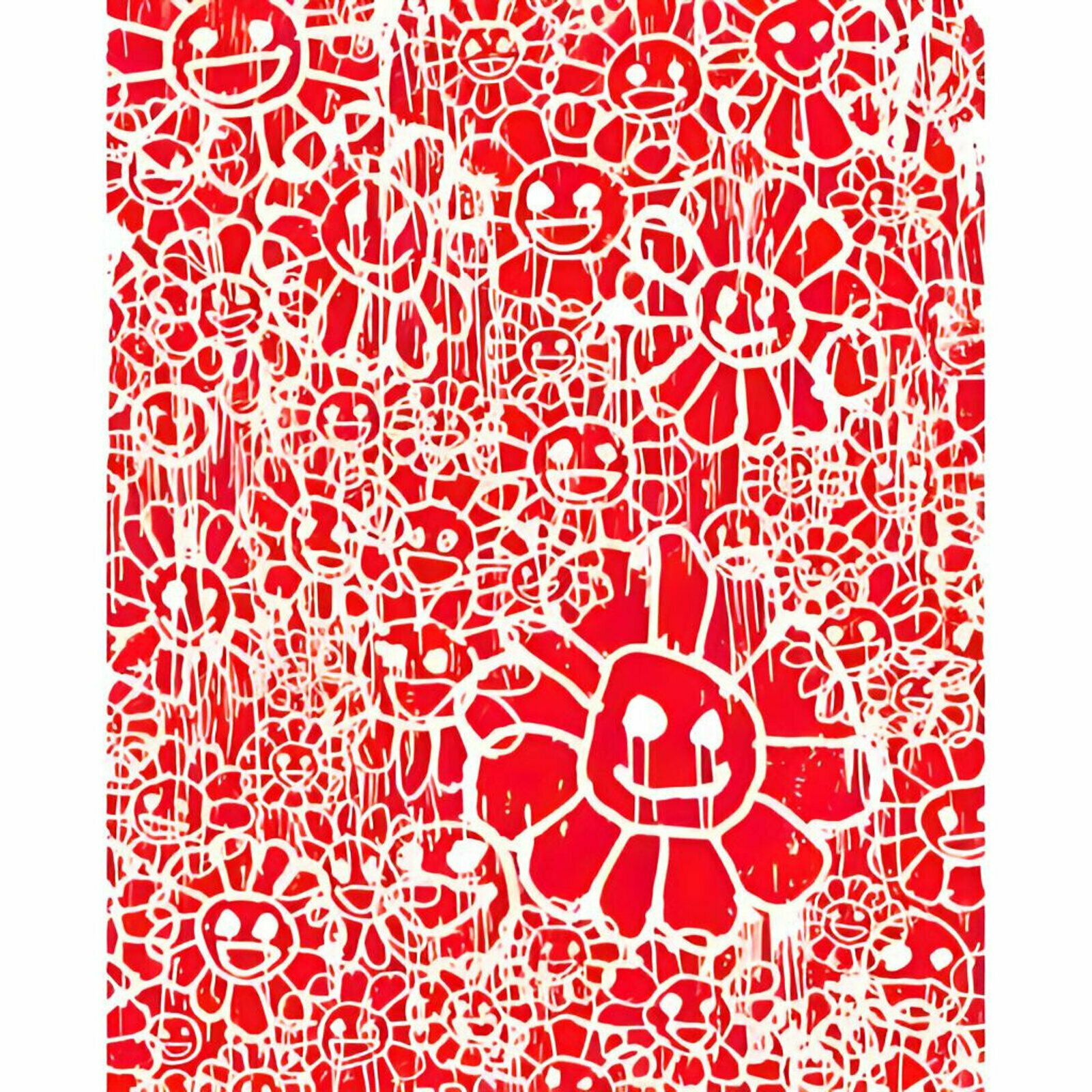 Madsaki Flowers B Red, 2017, 2010s