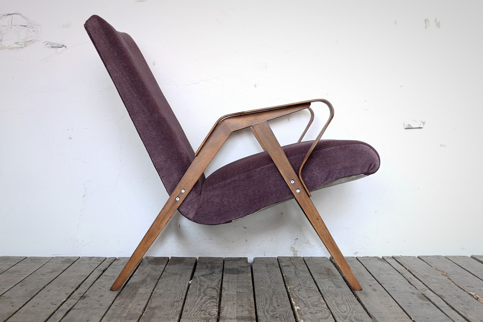 1960s Armchair Frantisek Jirak For Tatra Nabytok Midcentury Chair