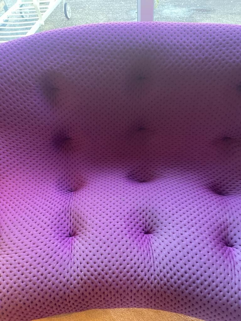 Ligne Roset By Erwan & Ronan Bouroullec Ploum High Back Purple 3 Seater Sofa photo vintage