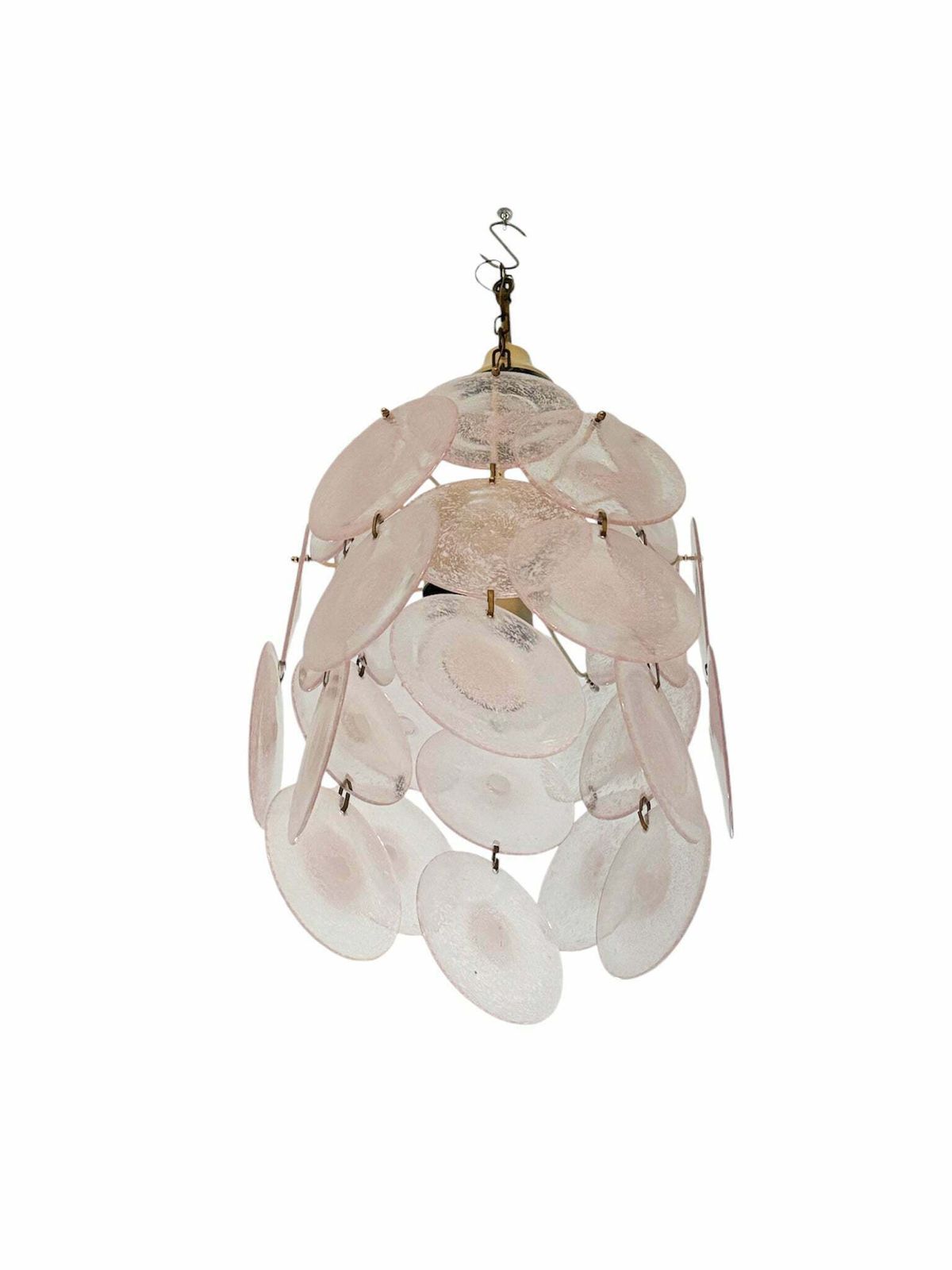 Murano Glass Chandelier Attributed To Vistosi, 1970s photo furniture
