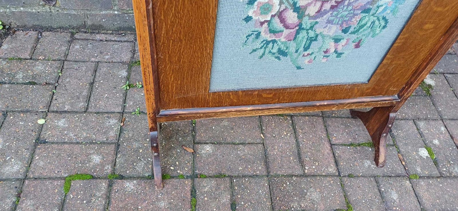 Huge Imposing Top Quality Hand Finished Bespoke Upcycled Tapestry Fire Screen. Free Hand Delivery. photo 295.0