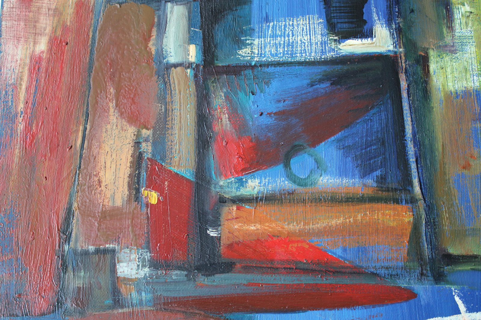 Aleksandr Rodin (1922   2001, Latvian, Russian). Boat Station, 1983. Oil On Canvas. 60.5 X 70cm ( 23.62 X 27.56 In). photo vinterior