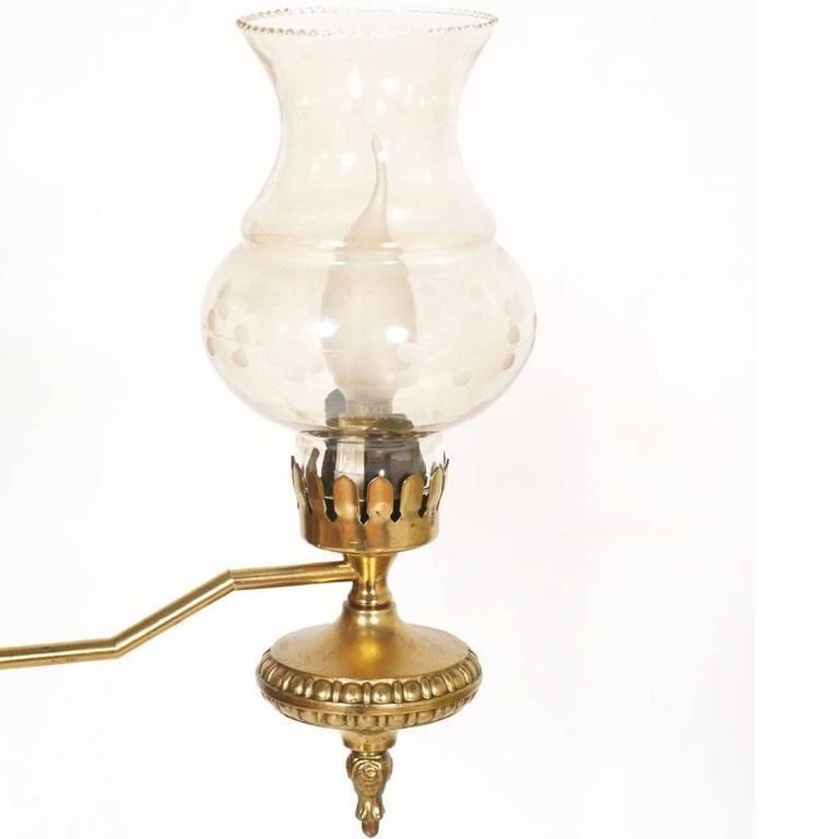 1930s Art Deco Chandelier Three Lights, Golden Brass And Murano Glass, Restored photo furniture