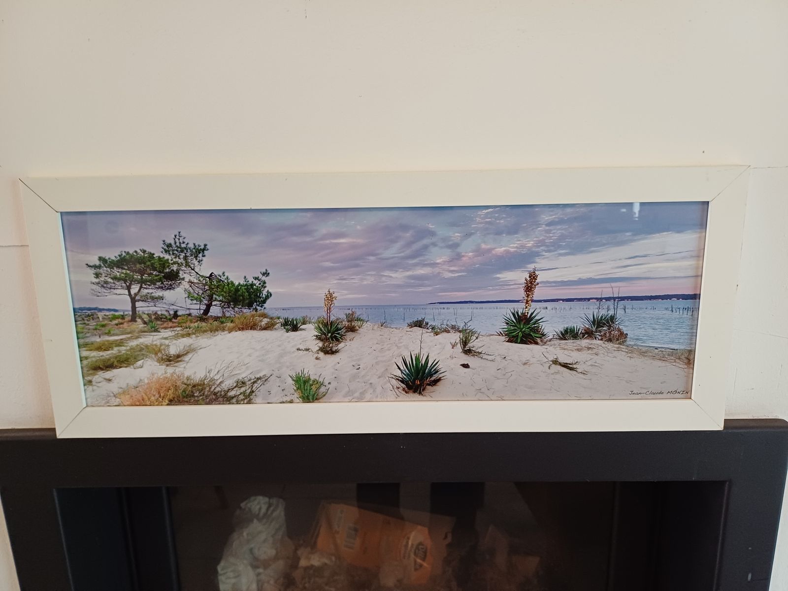 Framed Photo Of The Arcachon Basin By Jean Claude Monin photo 63.0