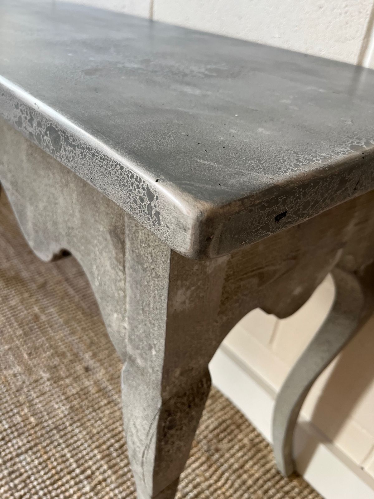 Hand Made French Style Reclaimed Solid Maple And Pine Console. photo furniture