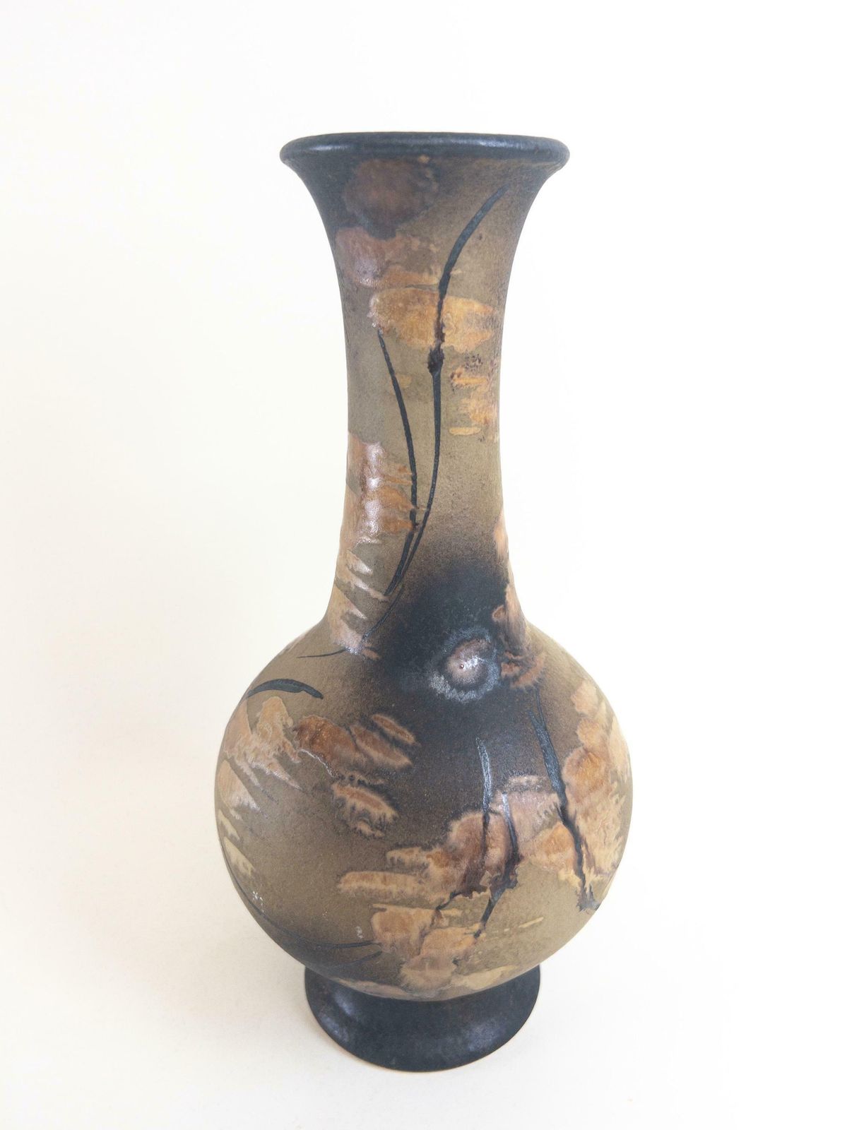 Ruscha Art Kyra Vase K 35   West German Pottery Vase With Handle   Ruscha Ceramic Vase By Heinz Siery photo buy