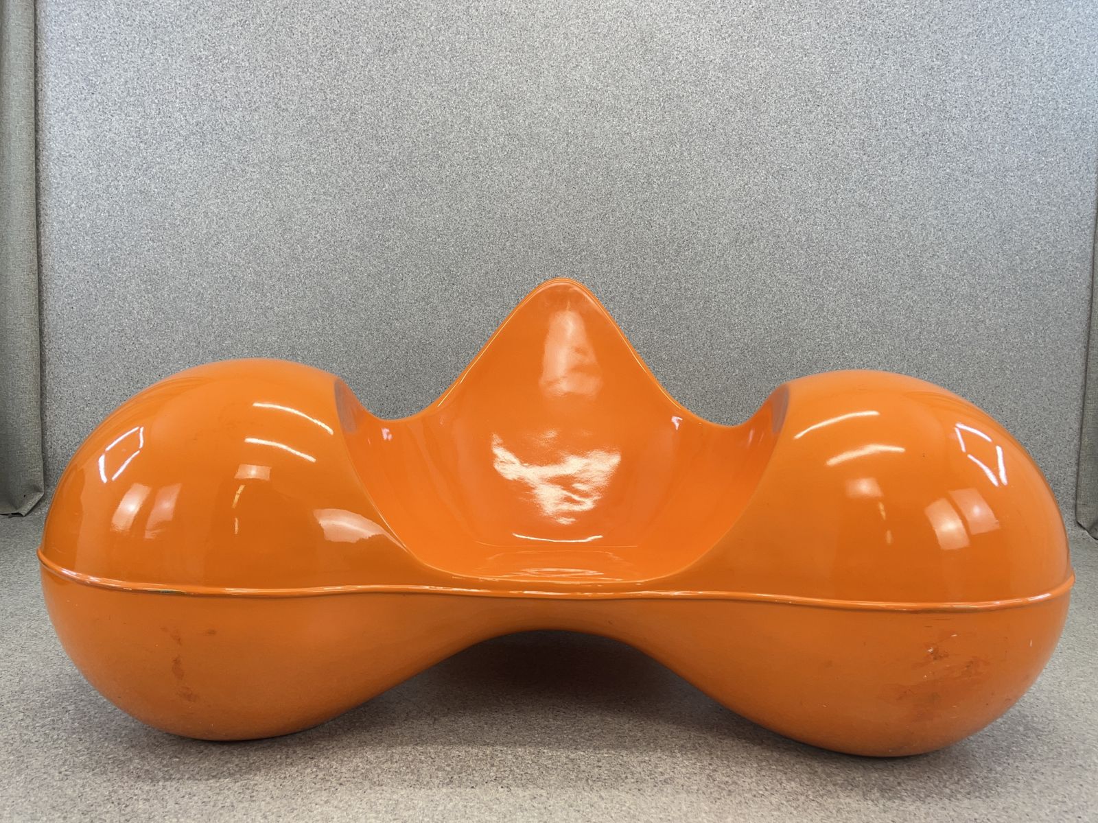 Iconic Vintage Eero Aarnio Orange Tomato Chair, Space Age By Adelta photo for sale