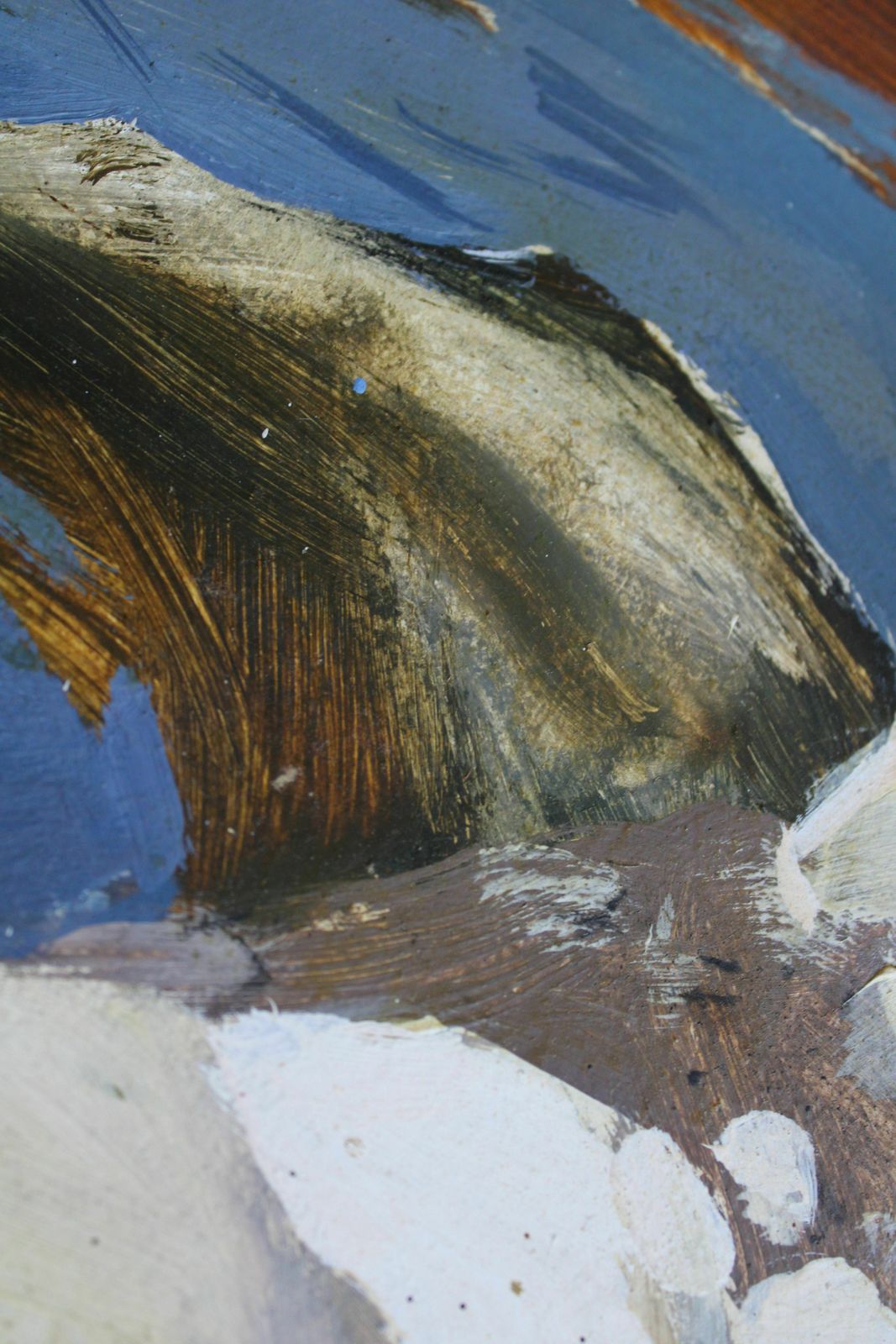 Janis Osis (1926   1991, Latvian). Stones Of The Coast. Oil On Cardboard. 80x50 Cm photo for sale