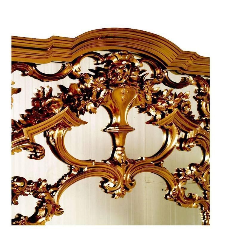 Early 1900s Large Venetian Rococo Mirror By Testolini Salviati Giltwood Walnut photo furniture